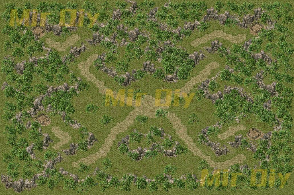 地砖地图1518-丛林
