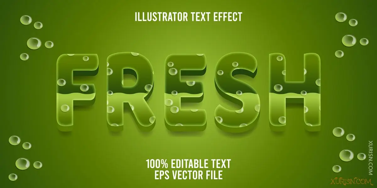 矢量图形-9P可编辑字体效果矢量设计文字集Editable font effect text collection(12)