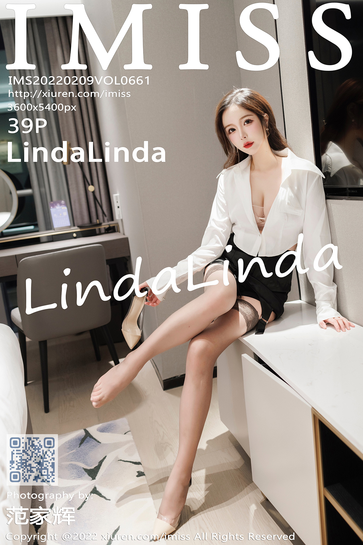 [IMiss爱蜜社] 2022.02.09 Vol.661 LindaLinda 黑色短裙[39P/317MB]