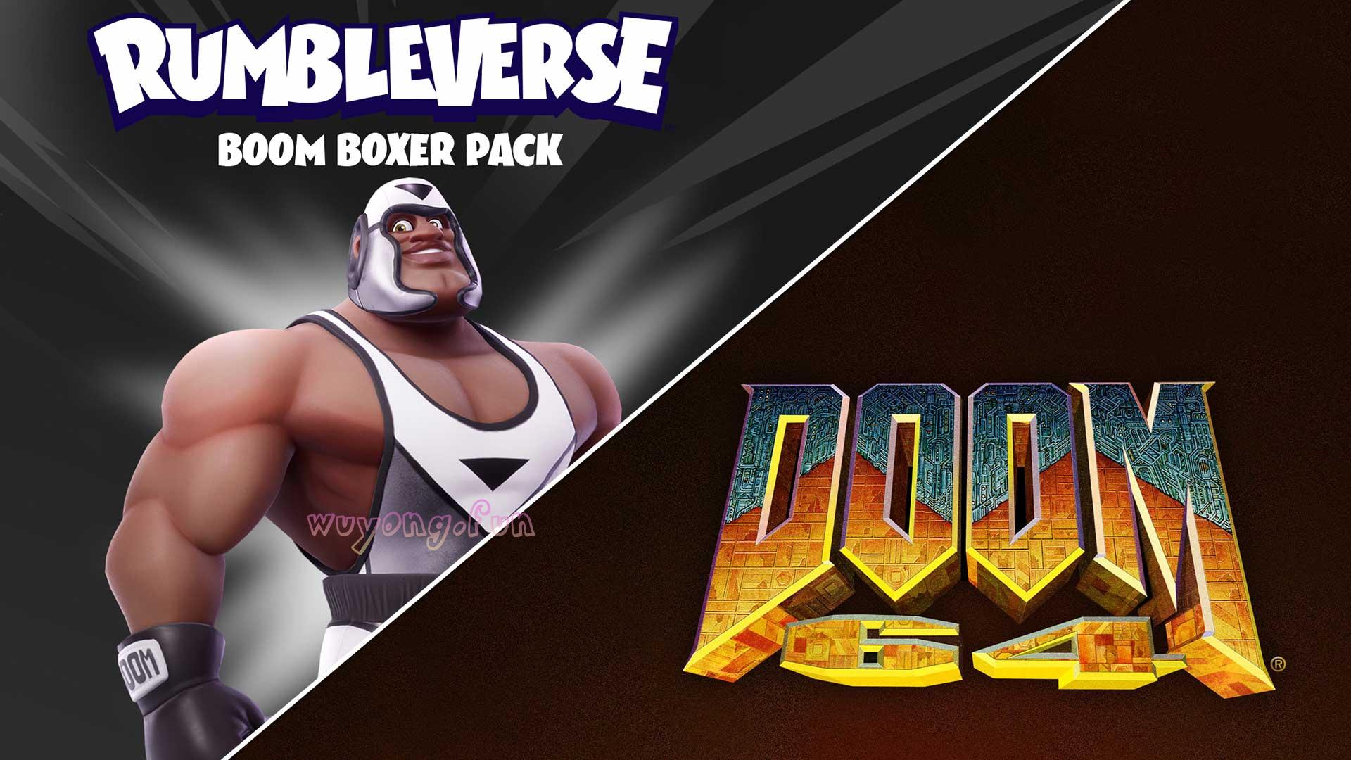 Epic Games限时免费领取《Rumbleverse – 爆裂拳手内容包》《DOOM 64 毁灭战士64》