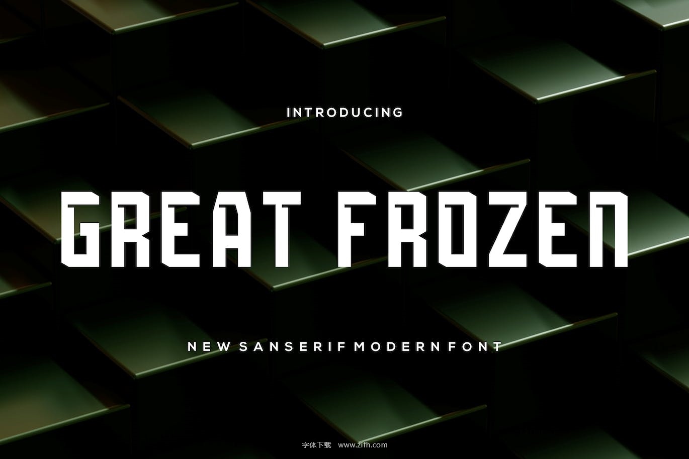 GreatFrozen font