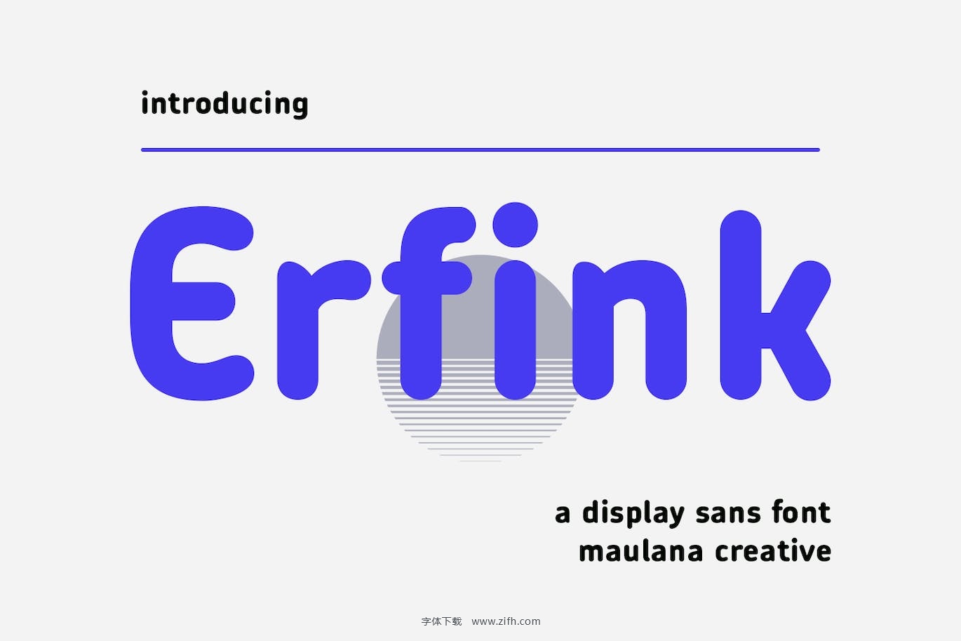 Erfink Sans Display Font
