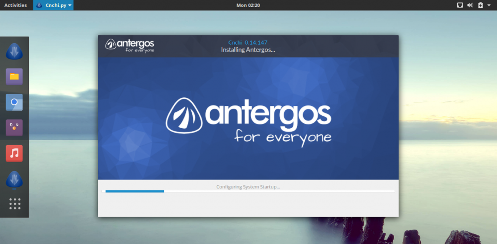 Antergos：基于 Arch 发行版Antergos：基于 Arch 发行版