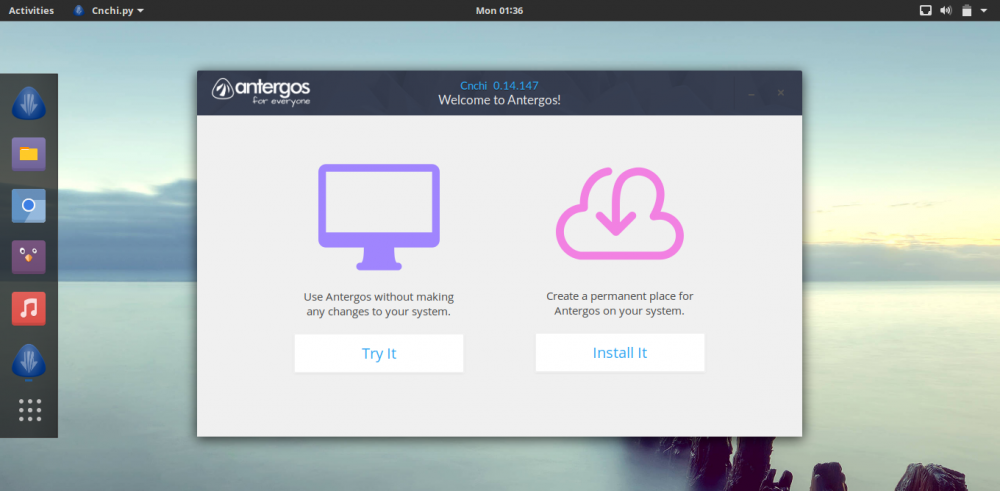 Antergos：基于 Arch 发行版Antergos：基于 Arch 发行版