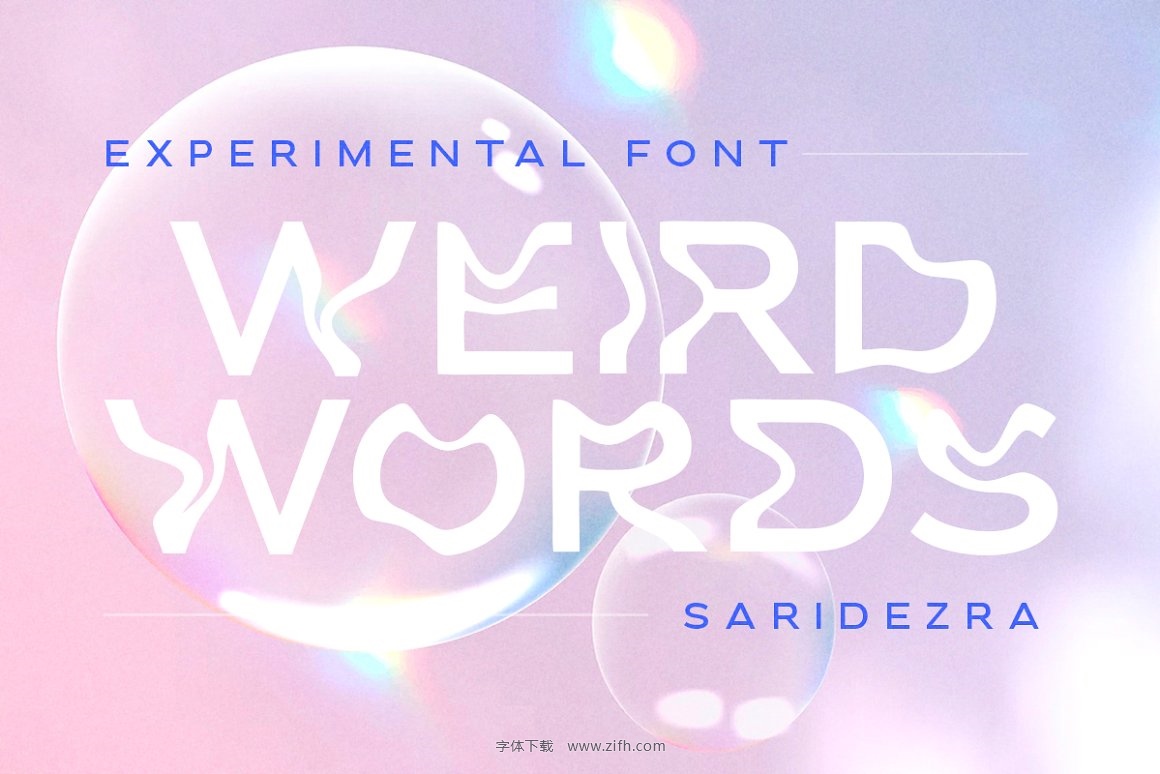 Weird Words-Experimental Font