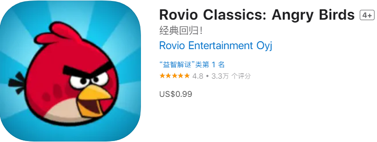 愤怒的小鸟经典回归 Rovio Classics: Angry Birds
