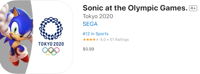 索尼克在奥运会上 Sonic at the Olympic Games