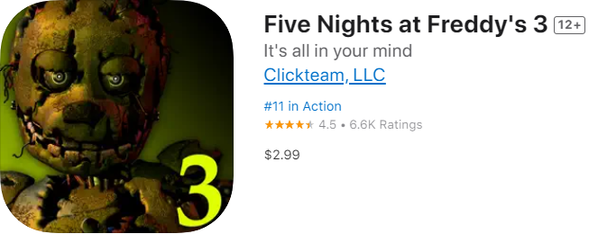 玩具熊的五夜后宫3 Five Nights at Freddy’s 3