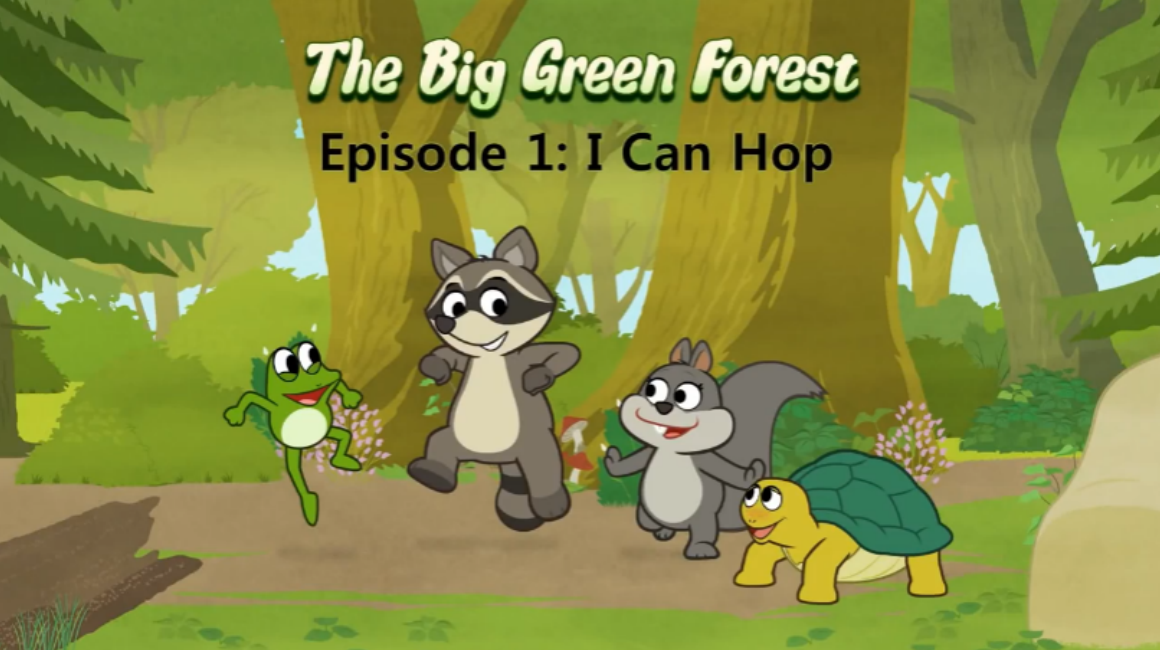 《The Big Green Forest》绿色大森林英文版 [全24集英文字幕720p] - 虾米英语网-英语启蒙动画原版英语教材绘本杂志有声书纪录片下载虾米英语网