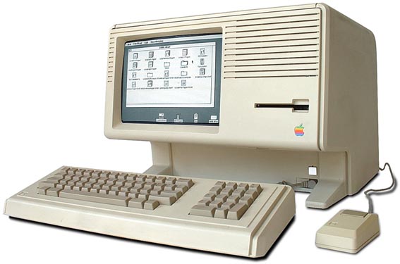 具有 GUI 和鼠标的 Lisa 2 电脑