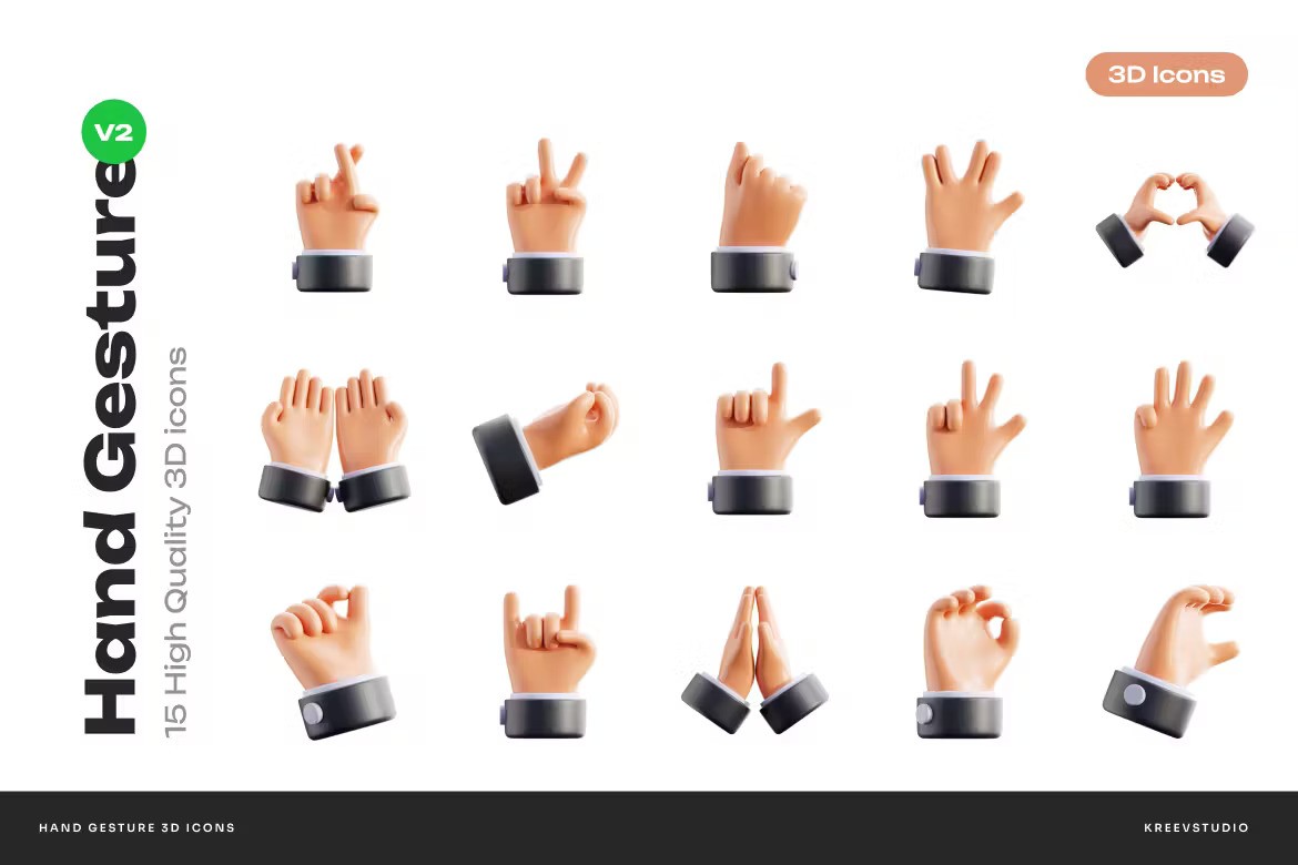 Hand Gesture 3D Icons-3.jpg
