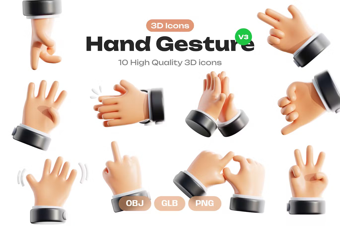 Hand Gesture 3D Icons-4.jpg