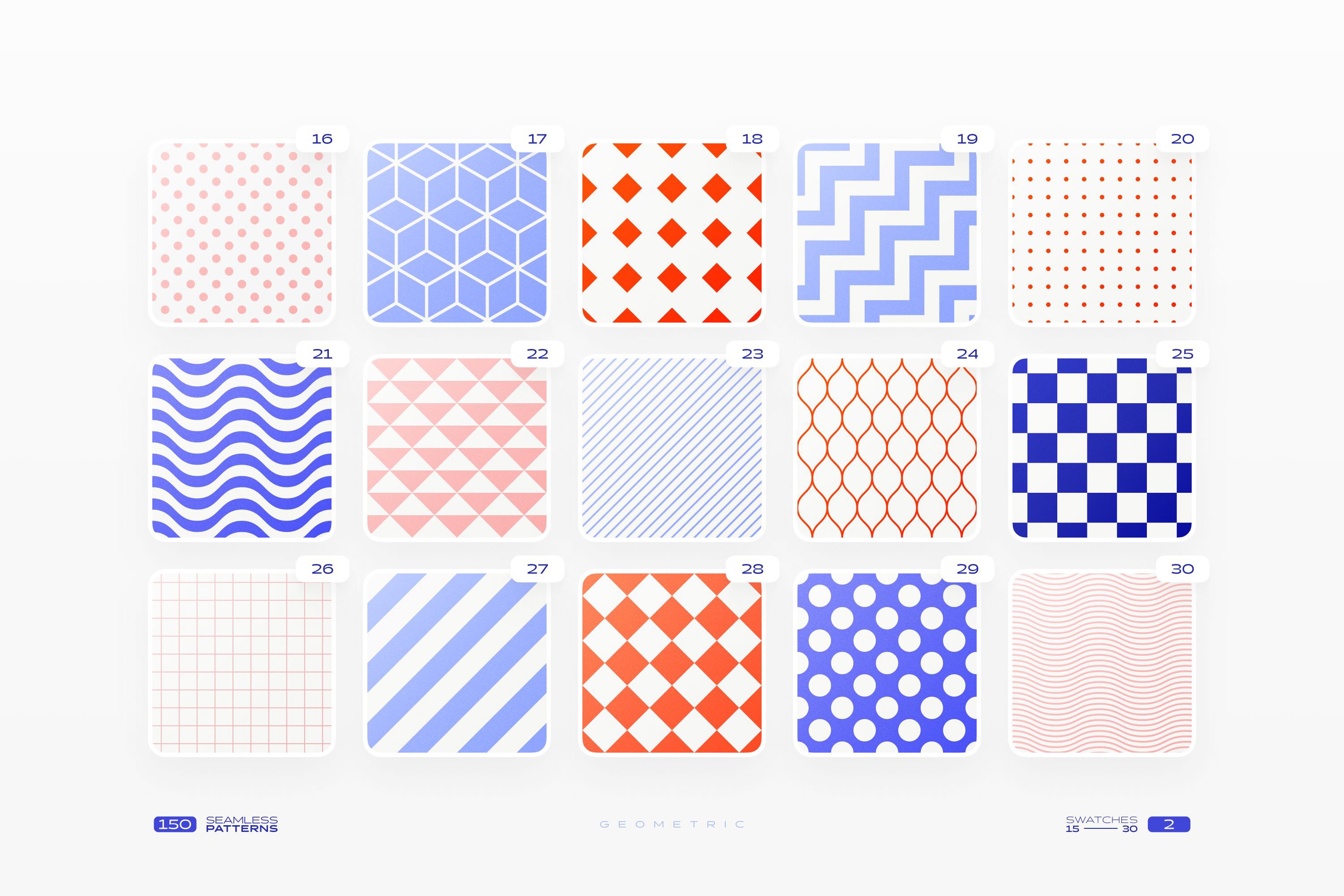 150 Geometric Seamless Patterns Collection-2.jpg