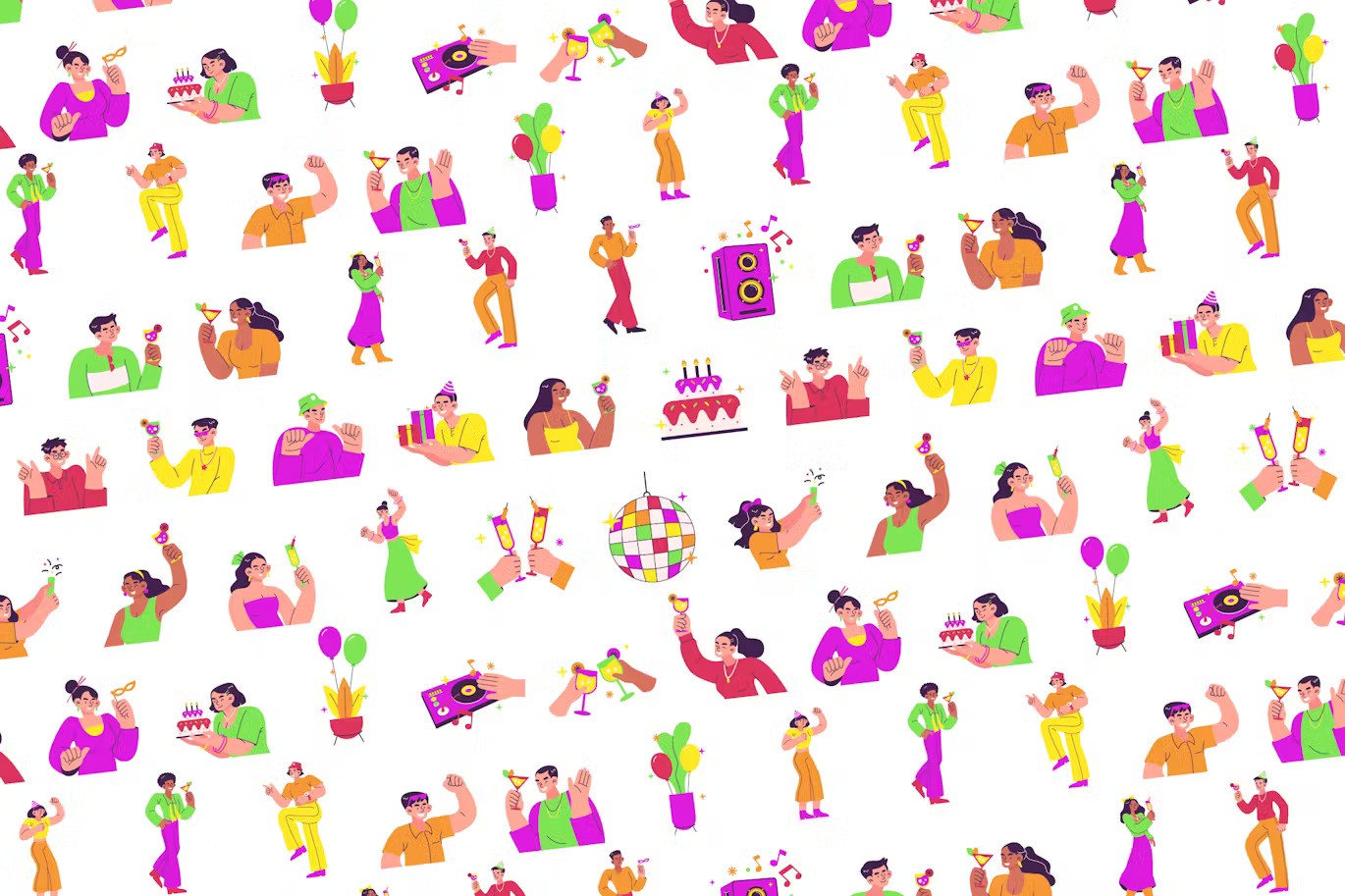 30 Images Happy People Party Illustrations-1.jpg