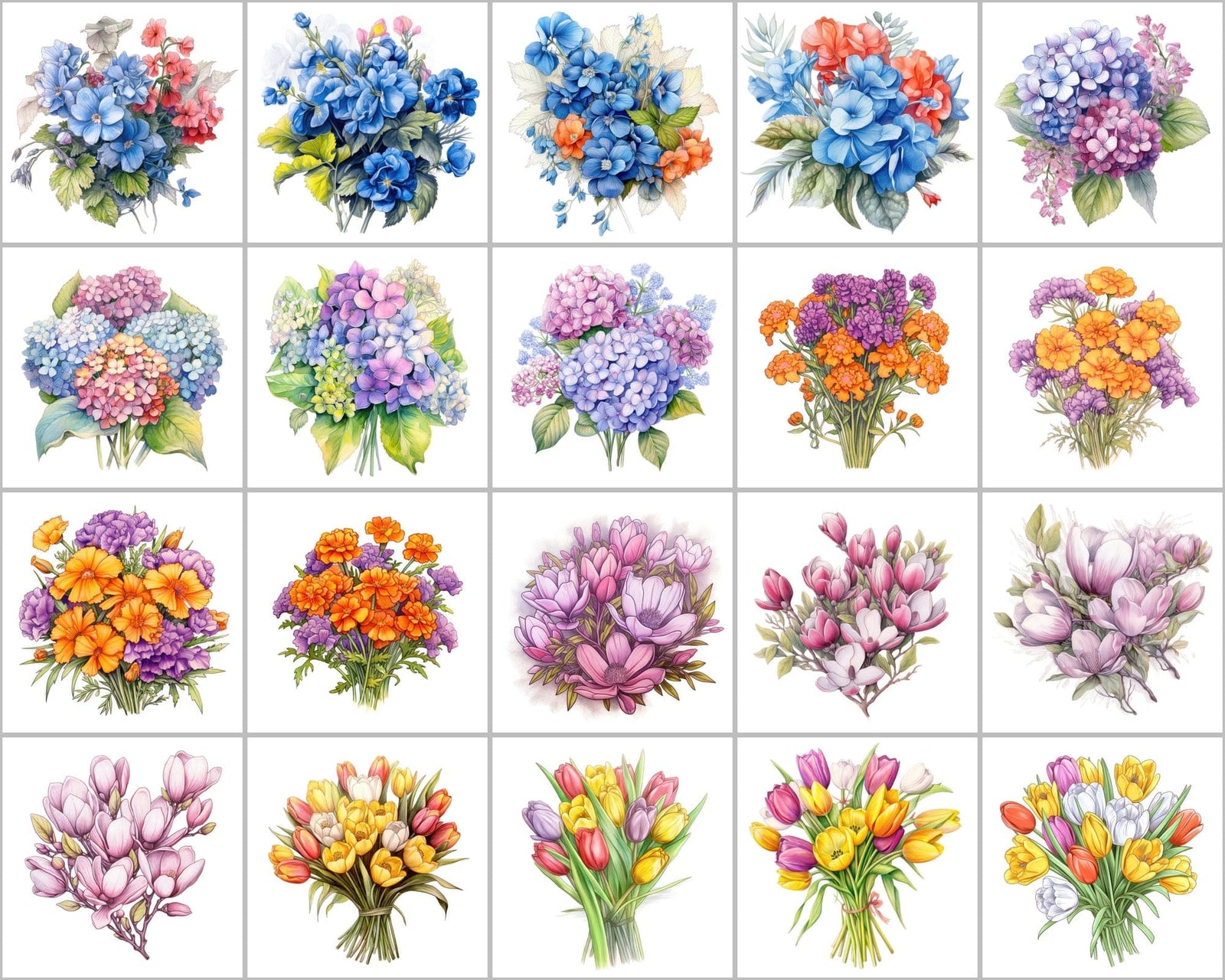 200 Watercolor Flower Bouquet PNG-6.jpg