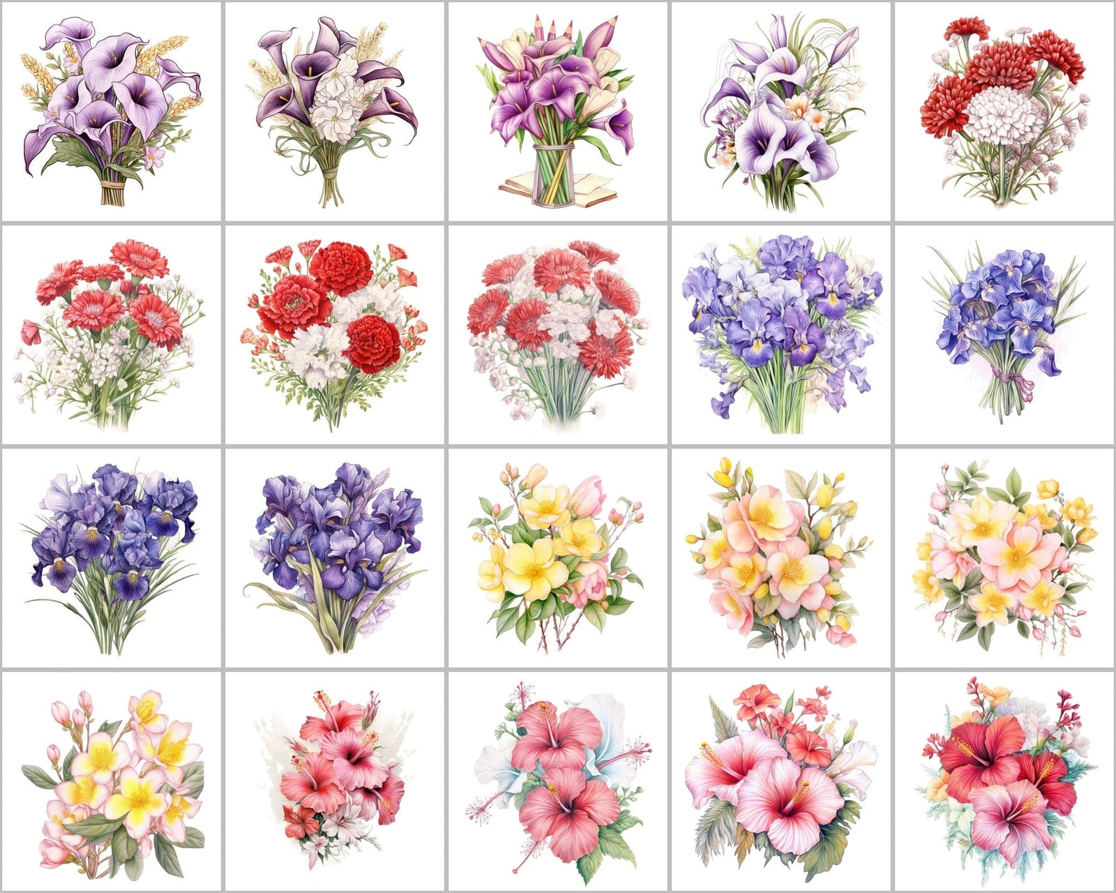 200 Watercolor Flower Bouquet PNG-8.jpg