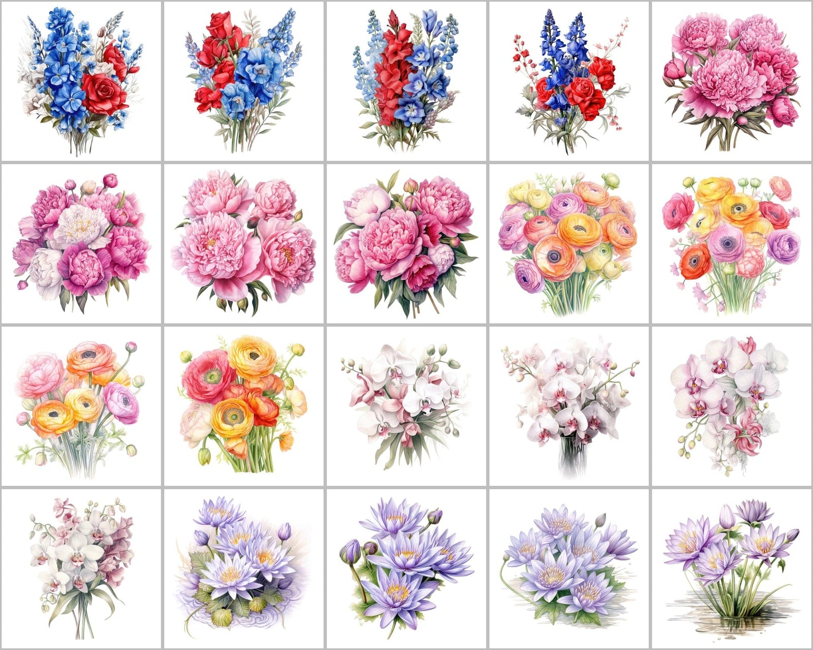 200 Watercolor Flower Bouquet PNG-9.jpg