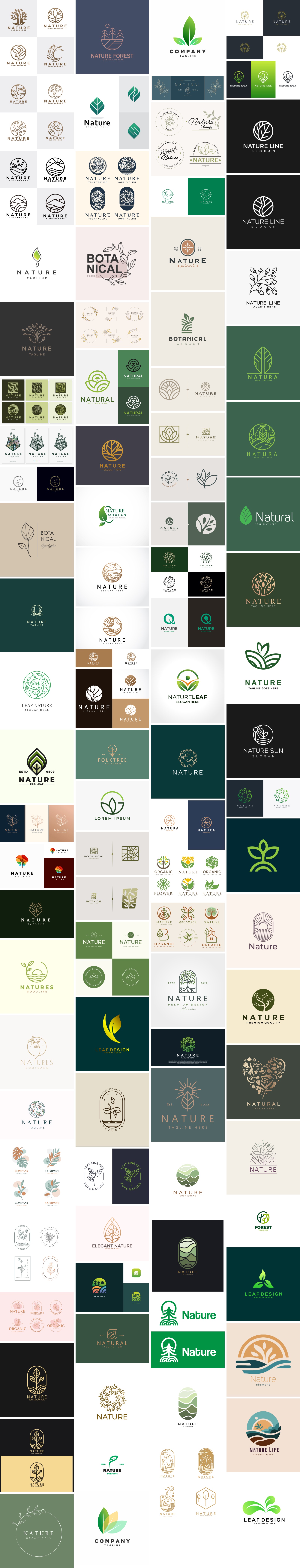 Nature Logos Stock Vector Collections-1.jpg