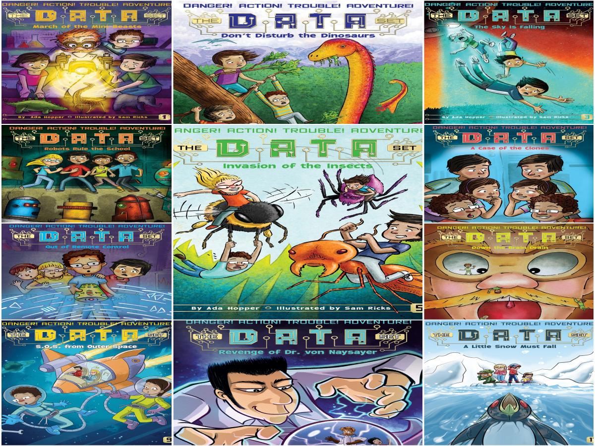 《The DATA Set Series - Ada Hopper》电子书 [全11册] - 虾米英语网-英语启蒙动画原版英语教材绘本杂志有声书纪录片下载虾米英语网