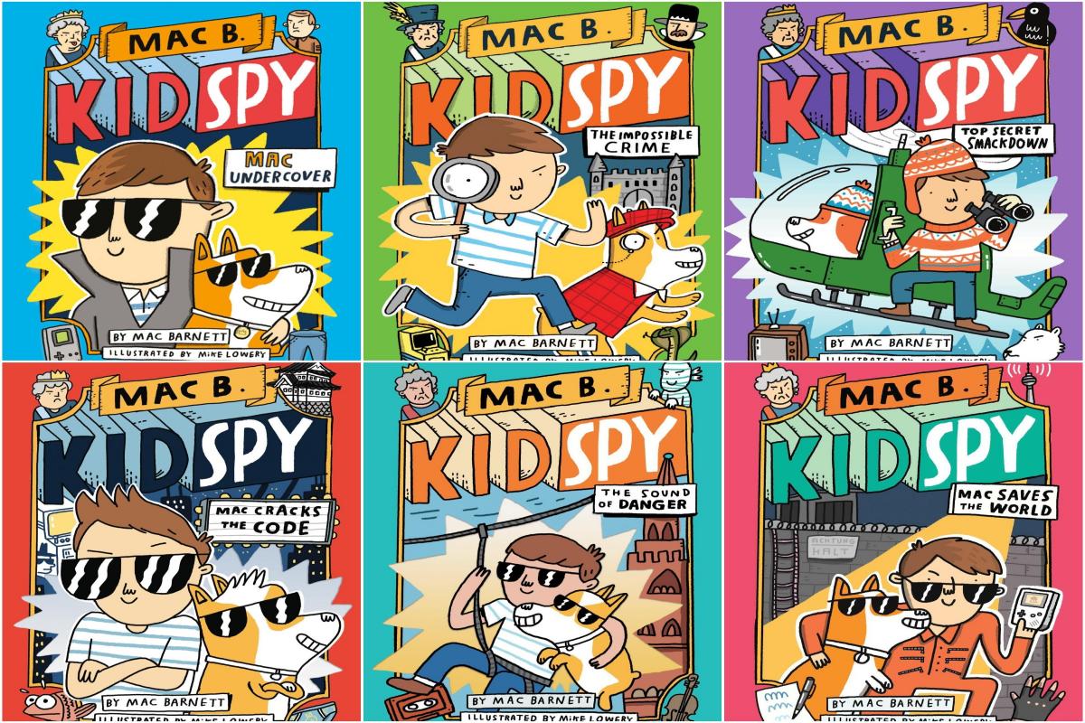 《Mac B., Kid Spy Series - Mac Barnett》电子书 [全6册] - 虾米英语网-英语启蒙动画原版英语教材绘本杂志有声书纪录片下载虾米英语网