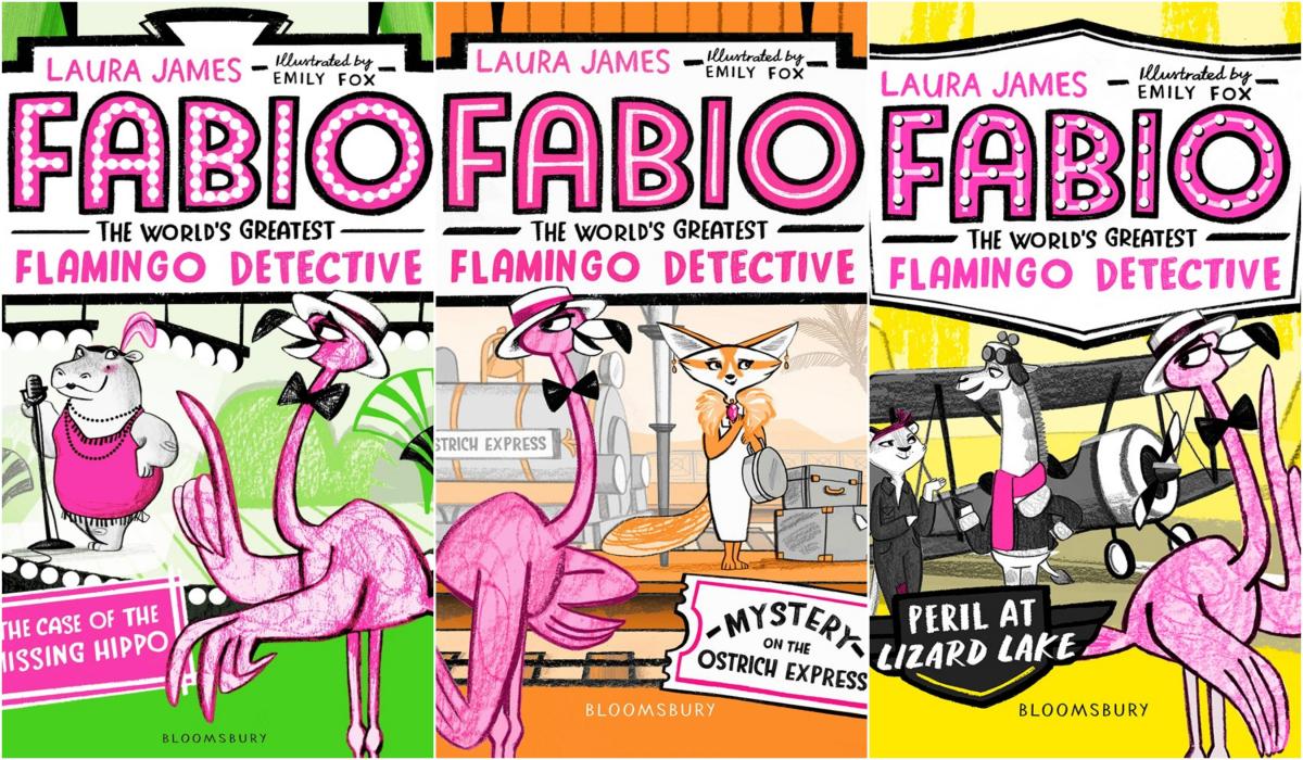 《Fabio the World's Greatest Flamingo Detective - Laura James》电子书 [全3册] - 虾米英语网-英语启蒙动画原版英语教材绘本杂志有声书纪录片下载虾米英语网