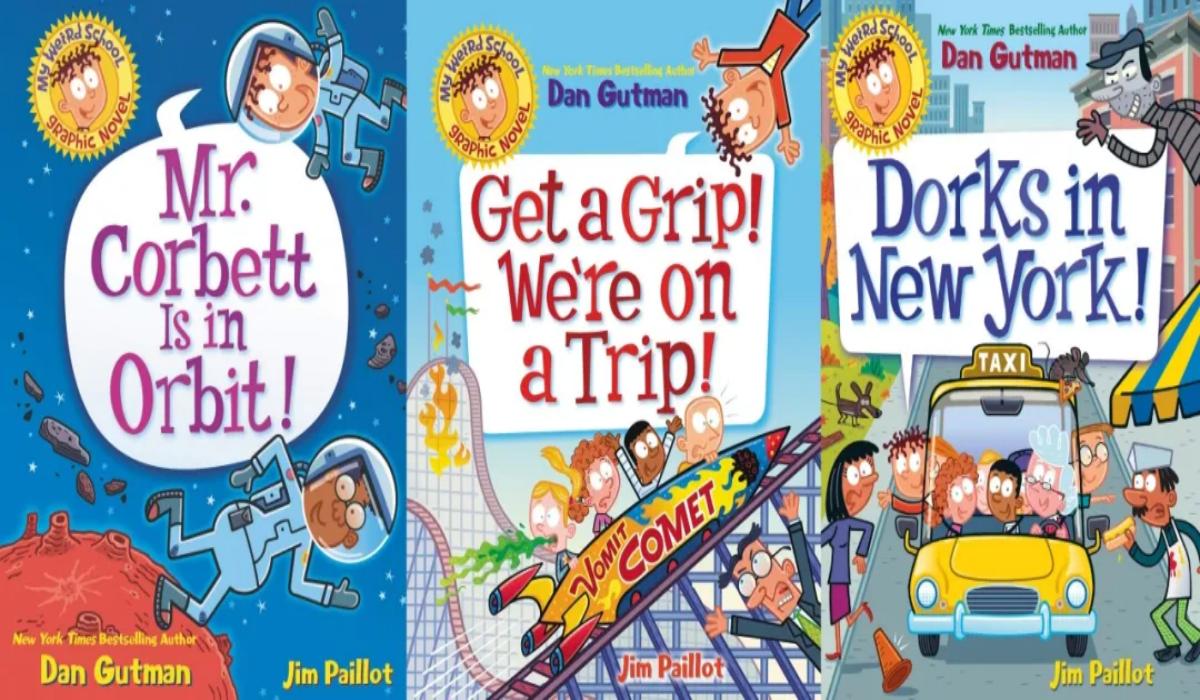 《My Weird School Graphic Novel Series - Dan Gutman》漫画章节书 [全2册] - 虾米英语网-英语启蒙动画原版英语教材绘本杂志有声书纪录片下载虾米英语网